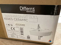 Differnz wasbak keres ceramic keramiek, complete set - afbeelding 6 van  6