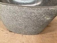 Differnz wasbak lombok riverstone natuursteen - afbeelding 2 van  5
