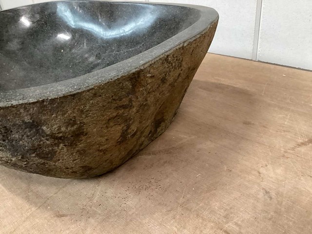 Differnz wasbak lombok riverstone natuursteen - afbeelding 4 van  5