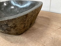 Differnz wasbak lombok riverstone natuursteen - afbeelding 4 van  5