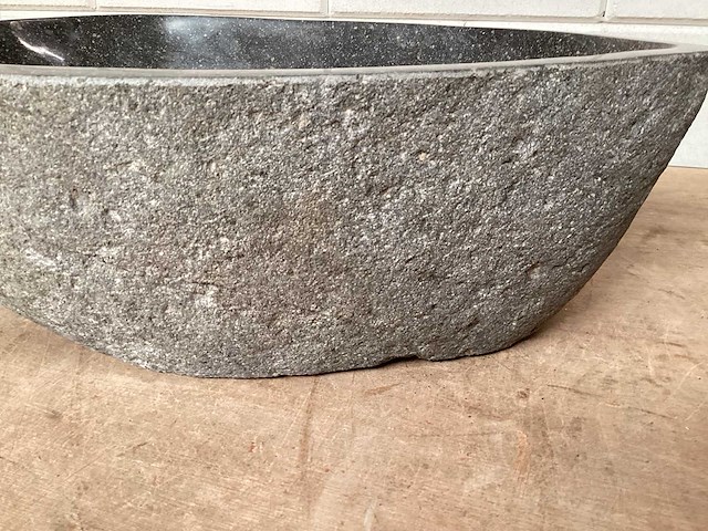 Differnz wasbak lombok riverstone natuursteen - afbeelding 4 van  5