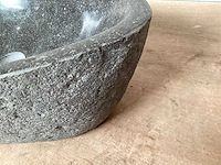 Differnz wasbak lombok riverstone natuursteen - afbeelding 5 van  5