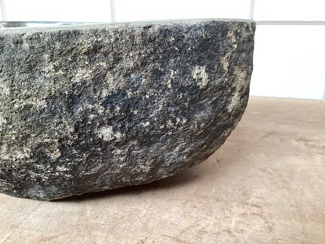 Differnz wasbak lombok riverstone natuursteen - afbeelding 2 van  2