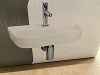 Differnz wasbak ovale small wit keramiek, complete set - afbeelding 1 van  1