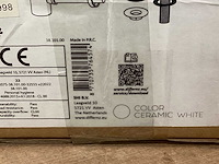 Differnz wasbak zeus wit keramiek, complete set - afbeelding 2 van  2