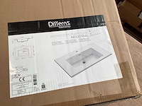 Differnz wastafel composiet, wit - afbeelding 3 van  5