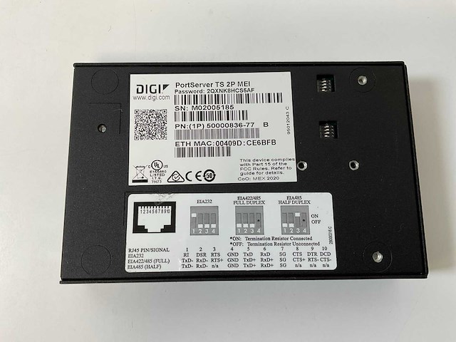 Digi ((1p) 50000836-77), portserver ts 2p mei (12x) - afbeelding 8 van  9