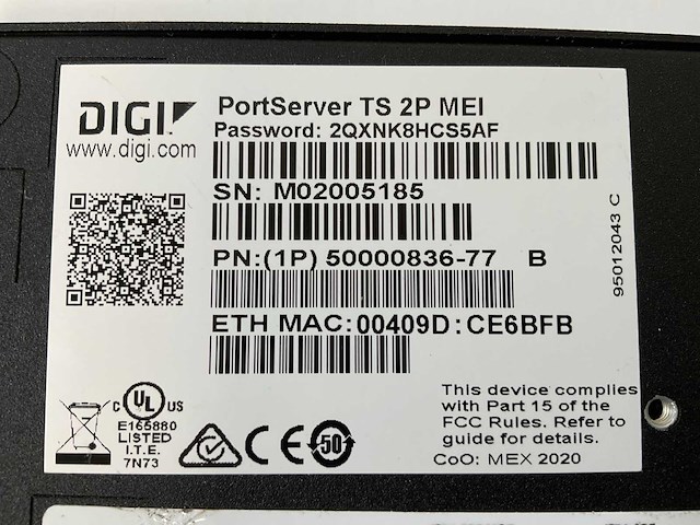 Digi ((1p) 50000836-77), portserver ts 2p mei (12x) - afbeelding 9 van  9