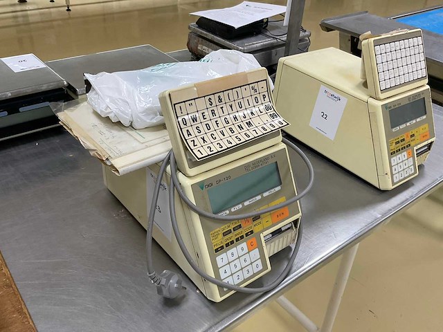 Digi dp-120 etikettenprinter - afbeelding 3 van  3