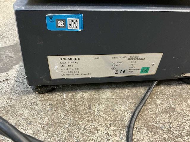 Digi sm-500 weegschaal - afbeelding 5 van  5