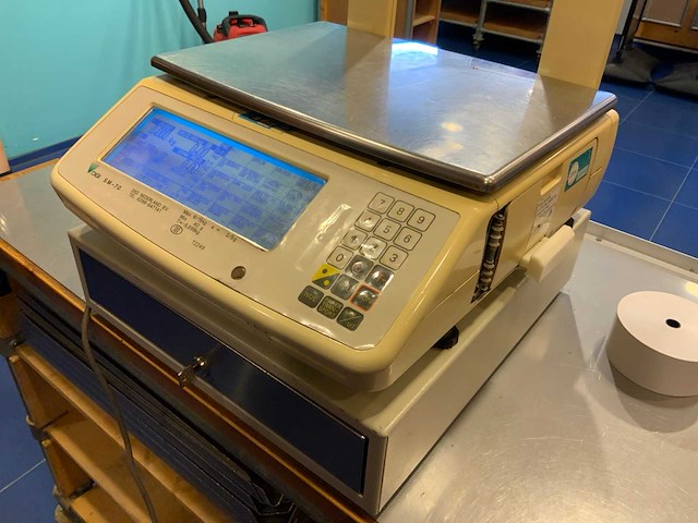 Digi sm-70l weegschaal - kassa systeem met kassalade - afbeelding 9 van  9