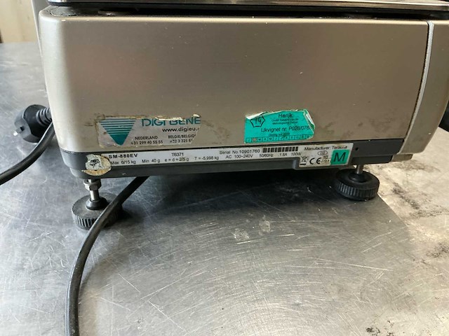 Digi sm-880 weegschaal - afbeelding 6 van  6