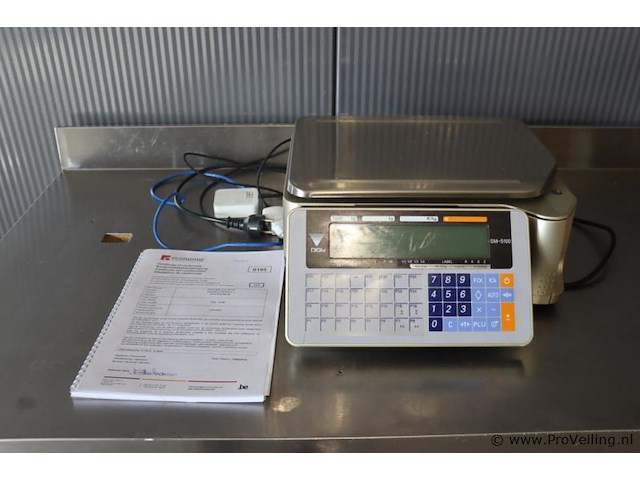 Digi sm etikettenweegschaal model sm-5100 - afbeelding 1 van  9