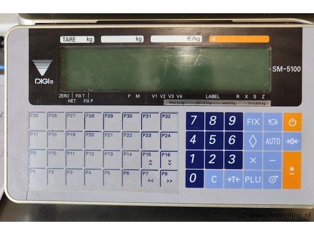 Digi sm etikettenweegschaal model sm-5100 - afbeelding 2 van  9