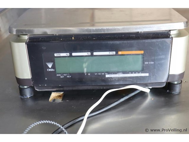 Digi sm etikettenweegschaal model sm-5100 - afbeelding 7 van  8