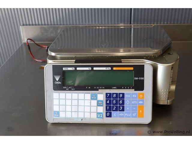 Digi sm etikettenweegschaal model sm-5100 - afbeelding 3 van  10