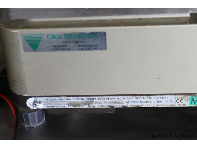 Digi sm etikettenweegschaal model sm-5100 - afbeelding 7 van  10