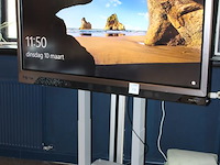 Digiboard prowise proline+ 65 inch ultra hd multi touchscreen op verrijdbaar in hoogte verstelbaar onderstel. - afbeelding 2 van  3