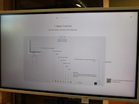 Digiboard samsung flip pro model lh65wmr wbgcxen versie ca02. op verrijdbaar statief met logitech meetup co... - afbeelding 4 van  4