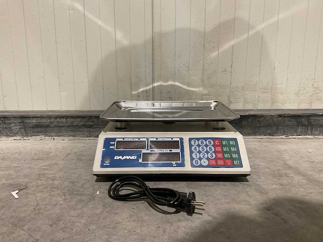 Digitaal prijs weegschaal keukenmachines - afbeelding 1 van  5