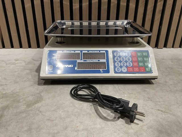 Digitaal prijs weegschaal keukenmachines - afbeelding 7 van  7