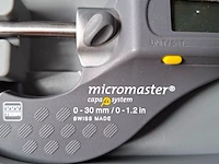 Digitale buiten micrometer micromaster, capa system 0-30mm - afbeelding 2 van  3