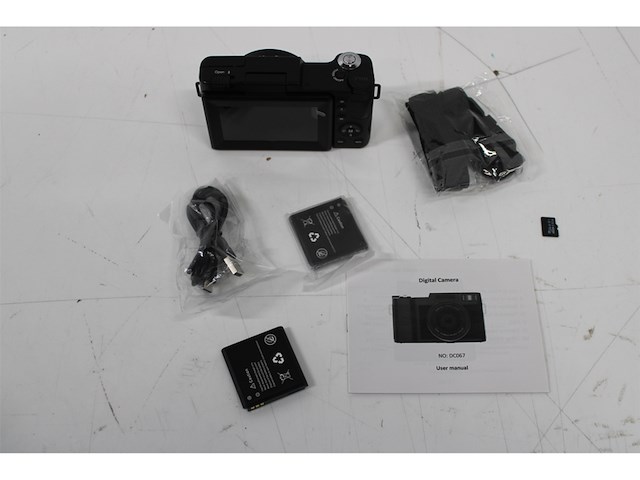 Digitale camera 4k 48mp vlogging camera voor youtube 16x digitale zoom - afbeelding 5 van  5