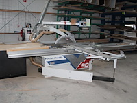 Digitale formaatzaag panhans 90 met afzuiger jet dc1.5. bouwjaar 2008. - afbeelding 1 van  8