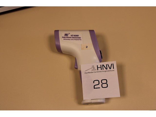 Digitale ir thermometer hti ht-820b. - afbeelding 1 van  2