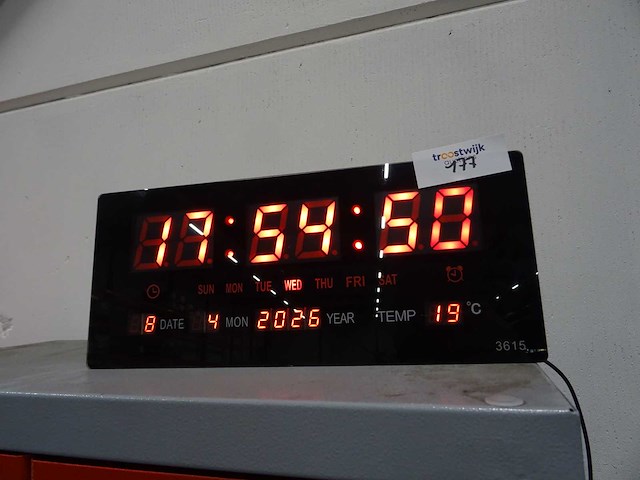 Digitale klok - afbeelding 1 van  1