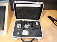 Digitale lux meter czibula&grundmann met diverse accessoires in koffer.