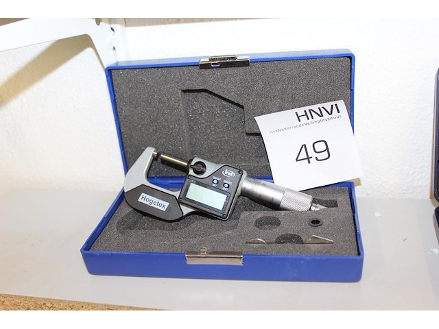 Digitale micrometer hogetex. 0-25 mm. - afbeelding 1 van  2