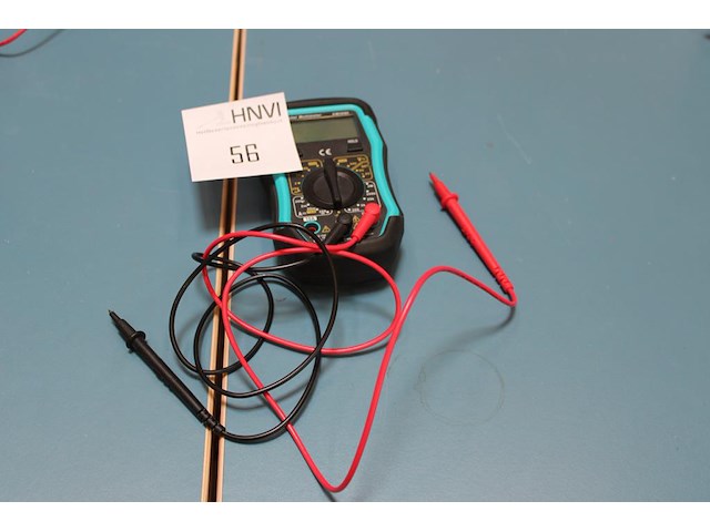 Digitale multimeter em3680 in rubberen beschermhoes. - afbeelding 1 van  2