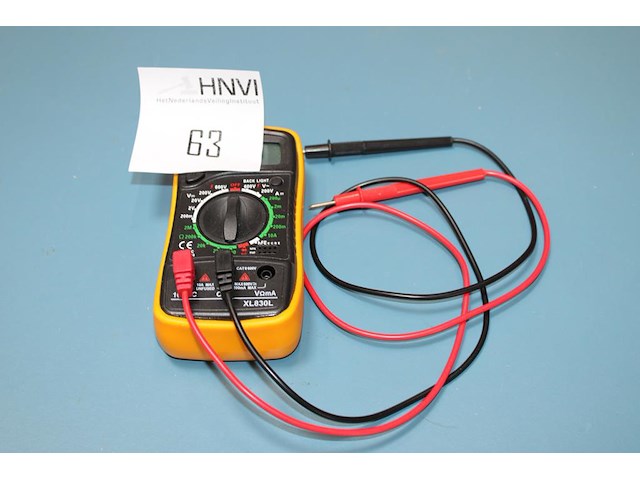 Digitale multimeter xl830l. - afbeelding 1 van  2