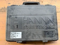 Digitale ph-meter in koffer, hanna instruments, hi 991001, zwart, met meetsonde en koffer