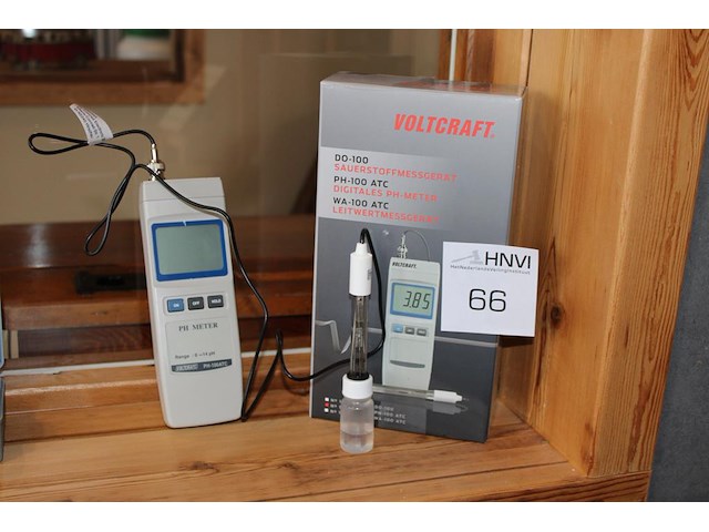 Digitale ph-meter voltcraft th-100atc. - afbeelding 1 van  2