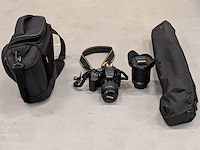 Digitale spiegelreflex camera met extra lens en statief nikon, d5500 - afbeelding 11 van  18