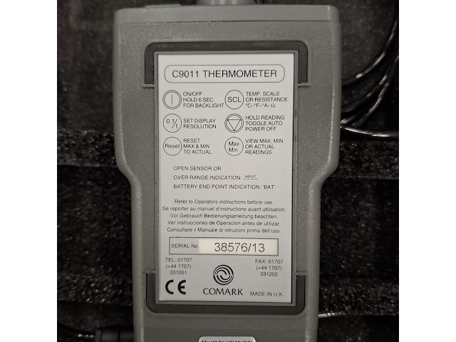 Digitale thermometer met 2x manometer comark, meriam instruments - afbeelding 5 van  14