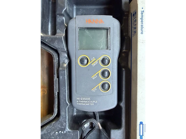 Digitale thermometer met koffer, hanna instruments, hi 935005, grijs - afbeelding 3 van  6