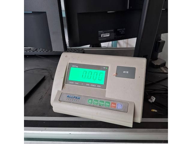 Digitale vloerweegschaal, max 3000 kilo, allpax, a12 - afbeelding 4 van  7