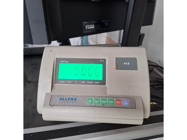 Digitale vloerweegschaal, max 3000 kilo, allpax, a12 - afbeelding 5 van  7
