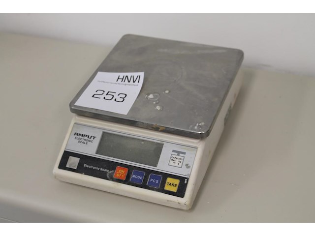 Digitale weegschaal amput. max 10 kg. - afbeelding 1 van  2