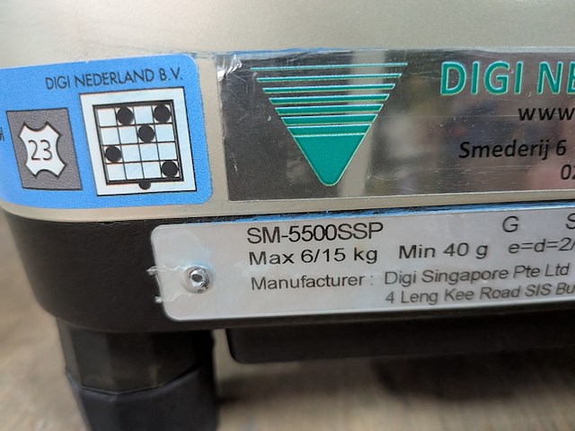 Digitale weegschaal, digi, sm-5500ssp - afbeelding 11 van  13