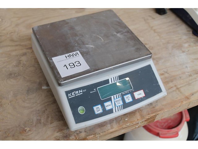 Digitale weegschaal kern fcf. - afbeelding 2 van  2