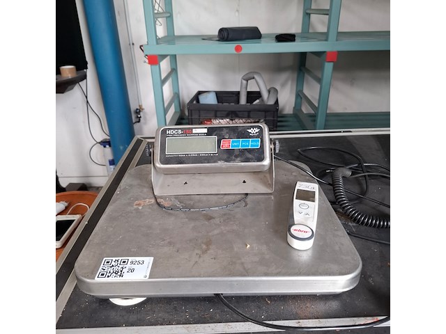 Digitale weegschaal met digitale thermometer myweigh, hdcs-150 - afbeelding 1 van  6