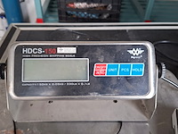 Digitale weegschaal met digitale thermometer myweigh, hdcs-150 - afbeelding 2 van  6