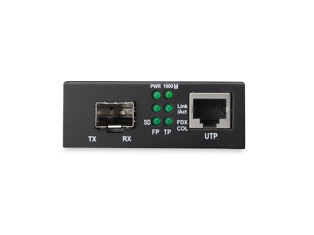 Digitus 10 gigabit media converter zwart - afbeelding 3 van  5