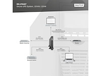 Digitus dn170107 ups dubbele conversie (online) 6 kva 10000w - afbeelding 4 van  6