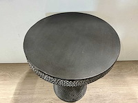 Dijk 37,5x37,5x44cm zwart bijzettafel - afbeelding 2 van  5