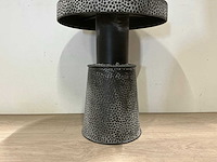 Dijk 37,5x37,5x44cm zwart bijzettafel - afbeelding 3 van  5